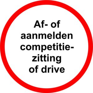 Afmelden en eventueel aanmelden met invaller via de “Agenda”